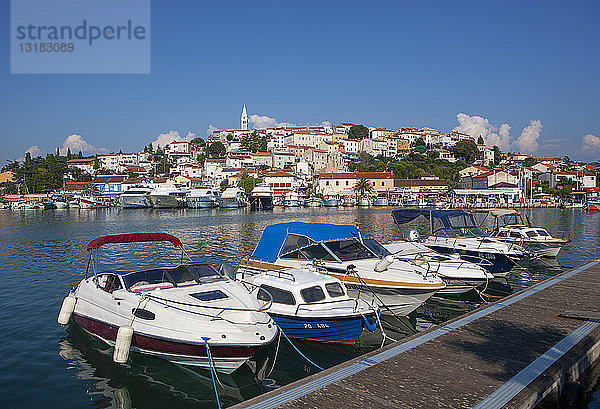 Kroatien  Istrien  Vrsar  Hafen