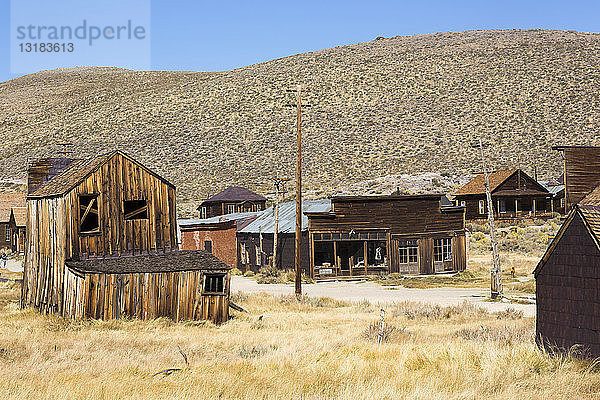 USA  Kalifornien  Sierra Nevada  Bodie State Historic Park  Goldgräberstadt