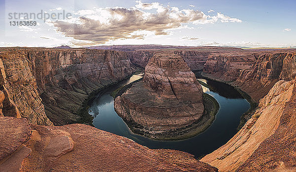 USA  Arizona  Panorama-Ansicht eines Bendhorse-Schuhs