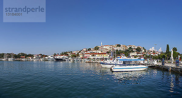 Kroatien  Istrien  Vrsar  Hafen