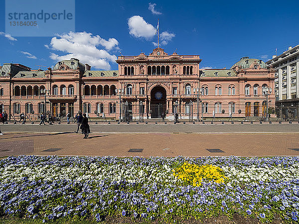 Argentinien  Buenos Aires  Präsidentenpalast Casa Rosada  Plaza de Mayo