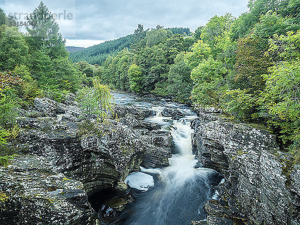 Großbritannien  Schottland  Hochland  Invermoriston-Wasserfälle