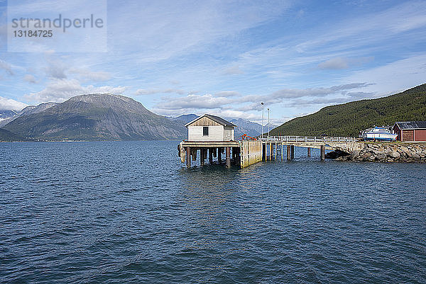 Norwegen  Skibotn  Hafen