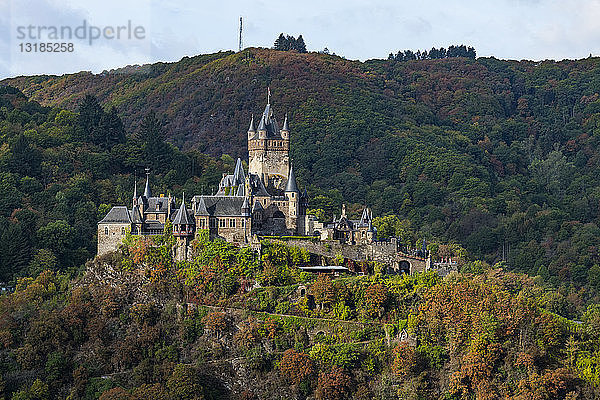Deutschland  Rheinland-Pfalz  Cochem  Schloss Cochem