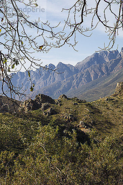 Landschaft am Du Toitskloof-Pass  Südafrika
