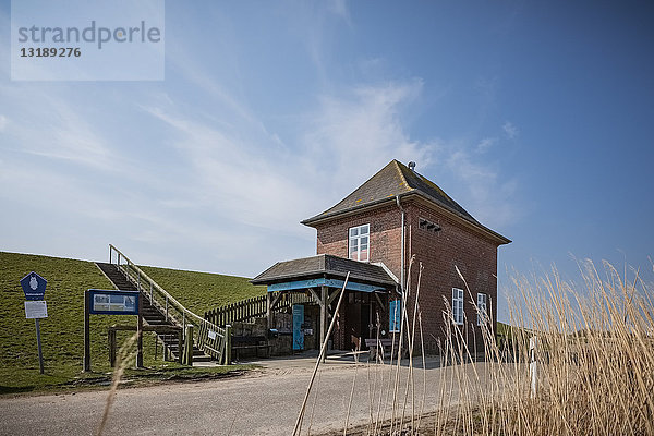 Infozentrum der Schutzstation Wattenmeer  Schoepfwerk  Keitum  Sylt  Schleswig-Holstein  Deutschland  Europa