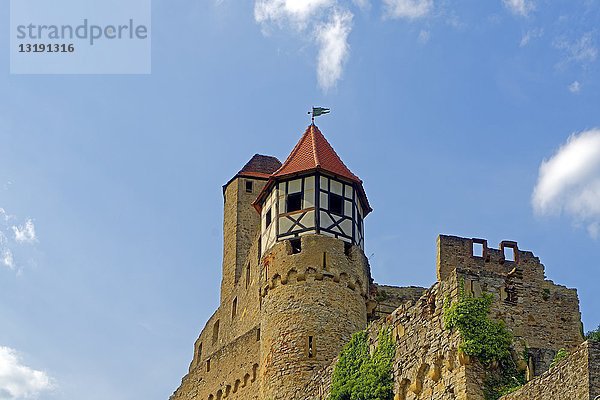 Schloss Hornberg  Neckarzimmern  Baden Württemberg  Deutschland  Europa