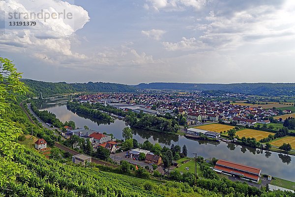 Neckar  Haßmersheim  Baden Württemberg  Deutschland  Europa