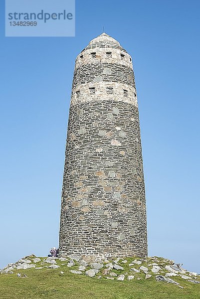 Turm  genannt The American Monument auf der Mull of Oa  Isle of Islay  Innere Hebriden  Schottland  Vereinigtes Königreich  Europa