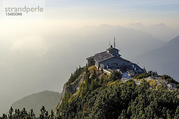 Kehlsteinhaus am Kehlstein  Berchtesgadener Alpen  Nationalpark Berchtesgaden  SchÃ¶nau am KÃ¶nigsee  Oberbayern  Beyern  Deutschland  Europa