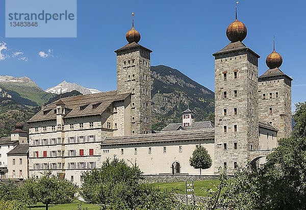 Stockalperpalast (Stockalperpalast)  Brig  Brig-Glis  Wallis  Schweiz  Europa