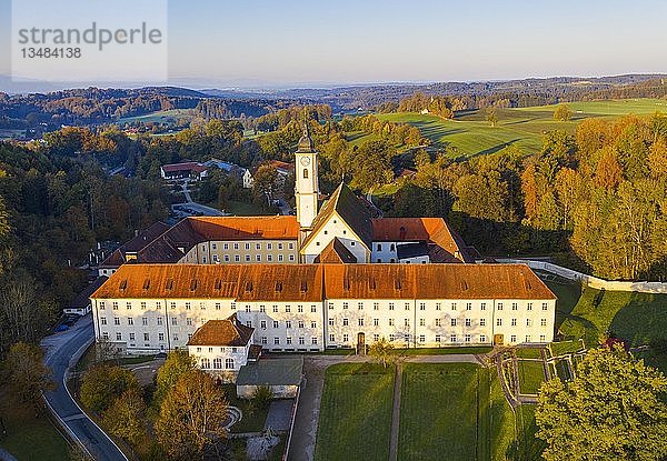 Kloster Dietramszell  Dietramszell  Drohnenaufnahme  TÃ¶lzer Land  Oberbayern  Bayern  Deutschland  Europa