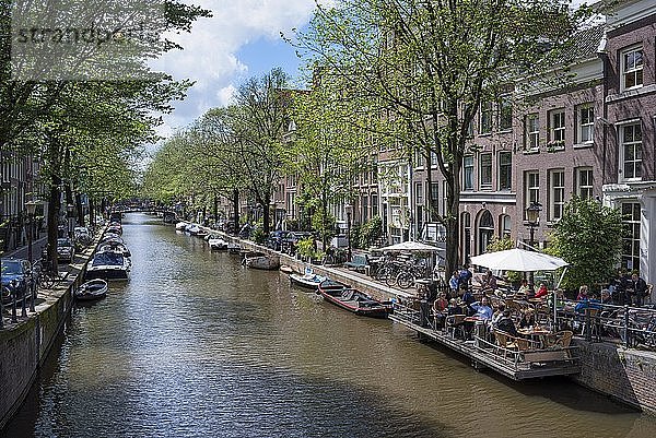 Die Egelantiersgracht  Amsterdam  Nordholland  Niederlande