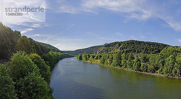 Rhein-Main-Donau-Kanal bei Essing  Kelheim  Bayern  Deutschland  Europa