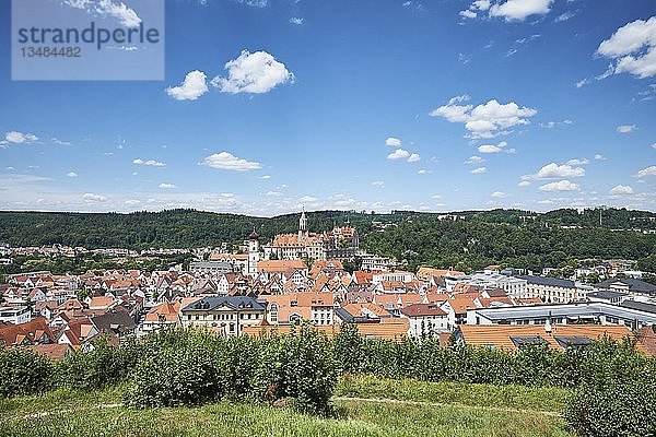 Stadtansicht Sigmaringen  Landkreis Sigmaringen  Baden-WÃ¼rttemberg  Deutschland  Europa