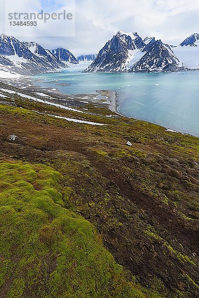 Magdalena Fjord  Insel Spitzberg  Svalbard Archipelago  Norwegen  Europa