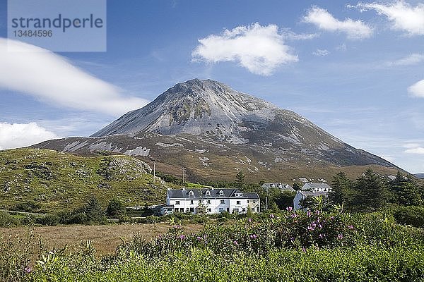 Dunlewey vor dem Berg Errigal  Grafschaft Donega  Irland  Europa