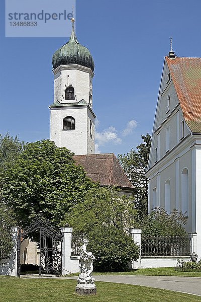 St. Nikolaus Kirche  Isny  AllgÃ¤u  Baden-WÃ¼rttemberg  Deutschland  Europa