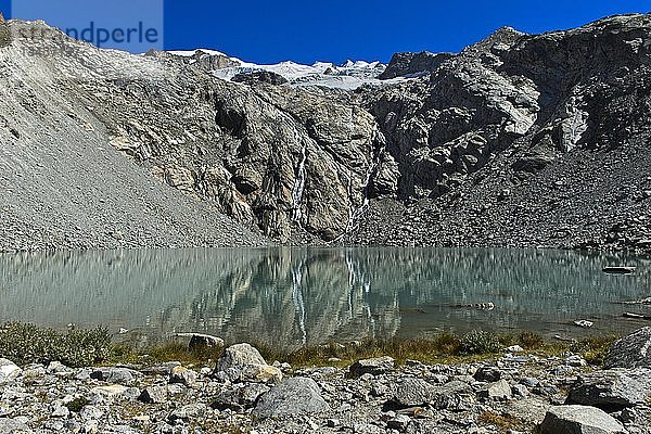 Gornersee  Monte-Rosa-Massiv  Zermatt  Wallis  Schweiz  Europa