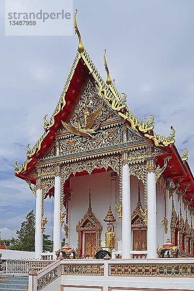 Gebäude des Wat Sri Sunthon-Tempels  Phuket  Thailand  Asien