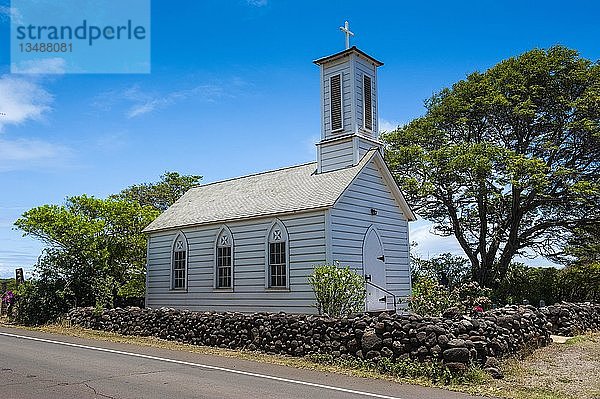St. Josephs-Kirche  Insel Molokai  Hawaii  USA  Nordamerika