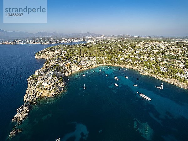 Luftaufnahme  Santa Ponsa  Islas Malgrats  Cala d'en Guixar  Mallorca  Balearische Inseln  Spanien  Europa