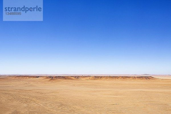 Luftaufnahme  Wüstenlandschaft  Namib-Wüste  Namib-Naukluft-Nationalpark  Namibia  Afrika