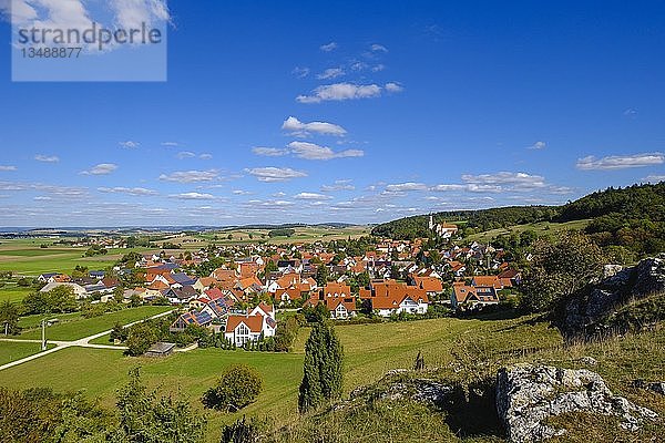 MÃ¶nchsdeggingen  KÃ¼hstein Geotop  NÃ¶rdlinger Ries  Landkreis Donau-Ries  Schwaben  Bayern  Deutschland  Europa