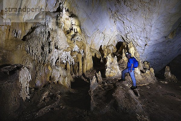 Tropfsteinhöhle  Höhle von Pellumbas  Pëllumbas  Qark Tirana  Albanien  Europa