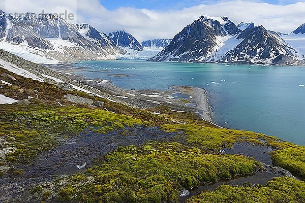 Magdalena Fjord  Insel Spitzberg  Svalbard Archipelago  Norwegen  Europa