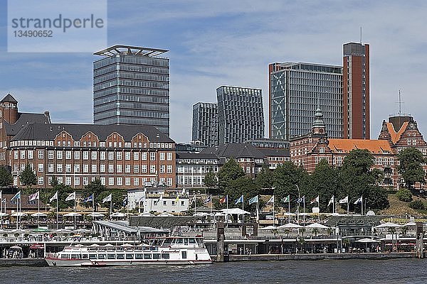 St. Pauli Piers  Hamburg  Deutschland  Europa