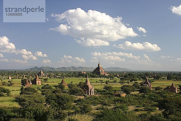 Tempelruinen  Bagan  Myanmar (Birma)