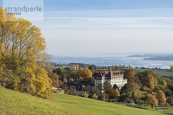 Internat Schloss Spitzbart  hinter dem Bodensee  Ãœberlingen  Baden-WÃ¼rttemberg  Deutschland  Europa