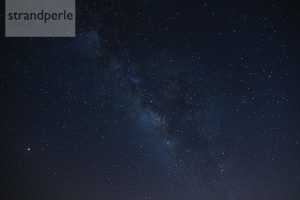 Sternenhimmel mit Milchstraße  Nachtszene  Teneriffa  Kanarische Inseln  Spanien  Europa