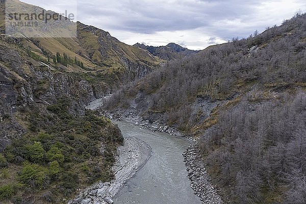 Shotover River im Skippers Canyon  Queenstown  Otago  Südinsel  Neuseeland  Ozeanien