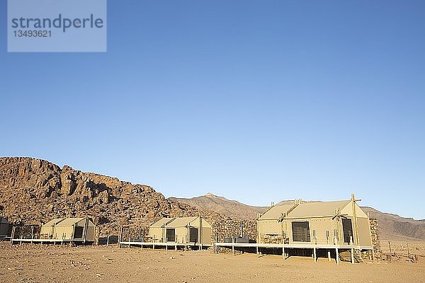 Luxuszelte in der Namibwüste  Unterkunft  Elegant Desert Lodge  Sesriem  Namibia  Afrika