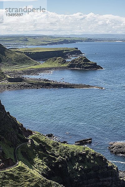 Giant's Causeway  Atlantikküste  Grafschaft Antrim  Nordirland  Großbritannien
