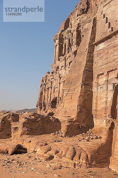 Königliche Gräber  Nabatäerstadt Petra  nahe Wadi Musa  Jordanien  Asien