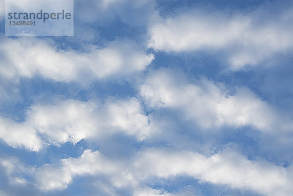 Cirrocumuluswolken  kleine flauschige Wolken  Deutschland  Europa