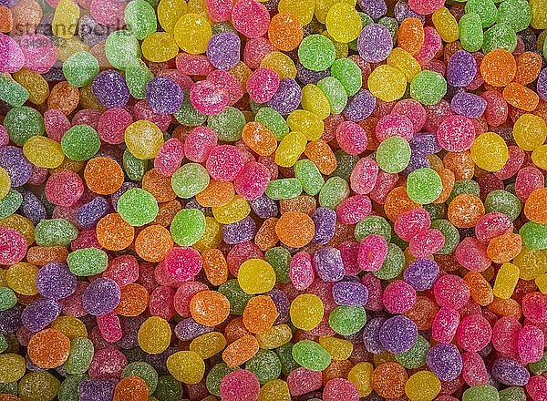 Bunte Bonbons  tropische Jelly Dots  Kanada  Nordamerika