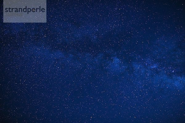 Sternenhimmel mit Milchstraße  Nachtszene  Teneriffa  Kanarische Inseln  Spanien  Europa