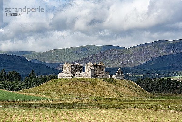 Ruthven Barracks in Kingussie  Bezirk Badenoch  Highlands  Schottland  Vereinigtes Königreich  Europa