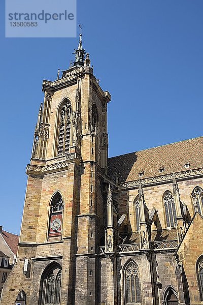 Stiftskirche von Saint-Martin  Colmar  Elsass  Frankreich  Europa