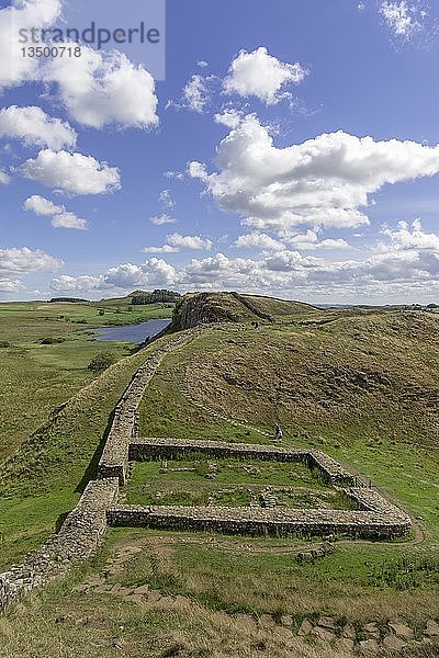 Milecastle 39  Henshaw  Hadrianswall  England  Vereinigtes Königreich  Europa