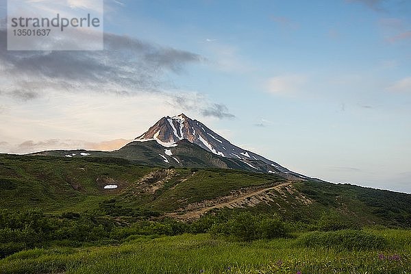 Vulkan Vilyuchinsk  Kamtschatka  Russland  Europa