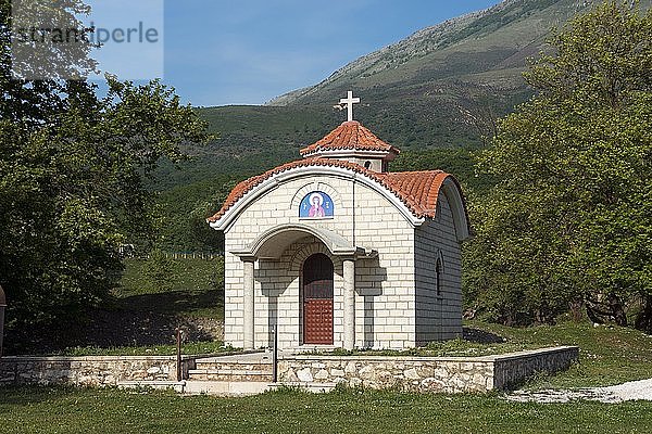 Kapelle bei Syri i Kalter  Saranda  Albanien  Europa