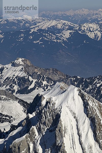 Hoher Kasten  1794 m  Appenzeller Alpen  Kanton Appenzell-Ausserrhoden  Schweiz  Europa
