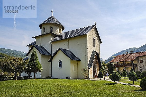 Kirche der Himmelfahrt der Jungfrau Maria  Kloster Moraca  bei Kolasin  Montenegro  Europa