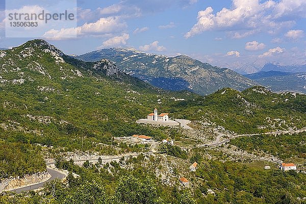 St. Nikolaus Kirche  Kisha e Shenkollit  Rudine  in der Nähe von Podgorica  Montenegro  Europa