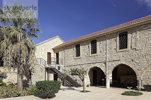 Mittelalterliche Festung  Foinikoudes-Promenade  Larnaka  Südzypern  Zypern  Europa